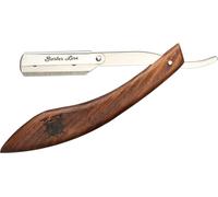 Eurostil Barber Line Rasoir à manche en bois 1un