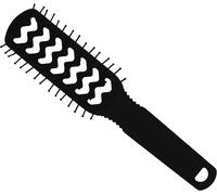 Eurostil Black Skeleton Black Black Black Brush 1pc