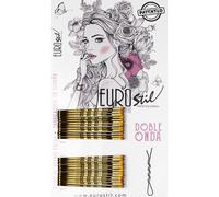 Eurostil Double Wave Clips Bronze 50mm 24uts