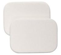 Eurostil - Éponge maquillage rectangulaire en latex x2