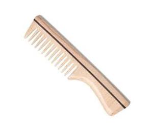 EUROSTIL Escarpidor Peine Madera 1 unité pour adultes, avec format pratique, soin cosmétique quotidien