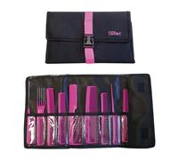 Eurostil Estuche Profesional 9 Peines Colores Con Cierre