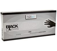Eurostil Gants en latex Noir Taille M - 100 g