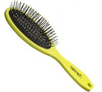 Eurostil Ovale Cepillo Mediano Verde Fluor 1un