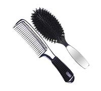 Eurostil Set Brosse Métallisée + Peigne