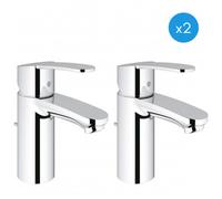 Eurostyle Cosmopolitan - Lot de 2 mitigeurs lavabo (3355220E-DUO)