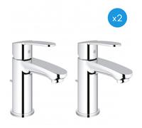 Eurostyle Cosmopolitan - Lot de 2 mitigeurs monocommande 1/2" lavabo Taille S (23037002-DUO)