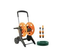 Eurotank GF80005756 80 m Enrouleur de tuyau darrosage sur roues