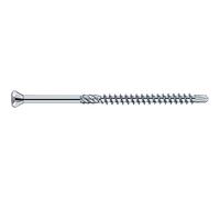 Eurotec 110288 Lot de 500 vis à bois Torx 10 avec tête décorative, 3,2 x 25 mm, galvanisé bleu, 3,2 x 25 mm
