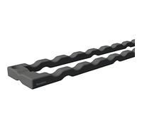 Eurotec 944803 Distanzleiste für Terrassendielen Entretoise Lames de terrasse, Noir, 30 x 700 x 7