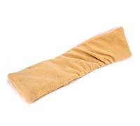 Eurotel Tour de Cou Micro Ondes Grande Longueur 53 CM - Coussin Chauffant Graines de Lin - Usage Chaud Froid - Pour Cervicales, Cou, Nuque, Epaules, Corps - Matière Polaire - 53 CM - (beige)