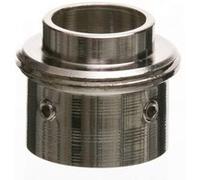 ET - EUROTRONIC Technology GmbH 700104 Adaptateur métallique Danfoss RAV pour thermostats de radiateur, adaptateur de vanne de radiateur, longue durée de vie, accessoires de thermostat de chauffage, 34 mm (4 encoches), 1 pièce