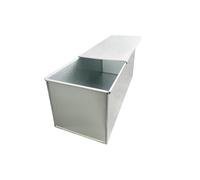 EUROTINS Pullman Moule à pain avec couvercle - Acier aluminisé durable - Démoulage facile - Cuisson domestique et commerciale (33 cm x 10 cm x 10 cm)
