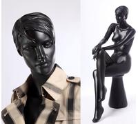 Euroton NOUVEAU QT16-8 beau mannequin laqué noir mat