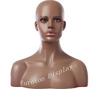 Euroton - Tête décorative à perruque - Mannequin femme - HFO