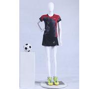 Eurotondisplay FC-11W belle femme abstraite blanc mat laqué mannequin female mannequin white Egghead plaque métallique