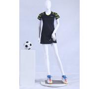 Eurotondisplay Femme FC-4W mannequin de vitrine blanc mat sans visage Egghead bras et tête pivotant Female Mannequin white