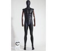 Eurotondisplay HX-DM11-8M Mannequin abstrait Egghead bras bois mains noir blanc Homme