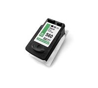 Eurotone 1 cartouche d'encre compatible avec Canon Pixma TS 5350 a, remplace PG560XL, noir