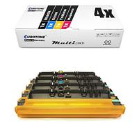 Eurotone 1 unité de tambour compatible avec Brother DCP-L8410CDN DR-421CL DR421 DR421CL DR 421CL Noir, bleu, rouge, jaune, photoconducteur - Série Office Line (15 000 pages)