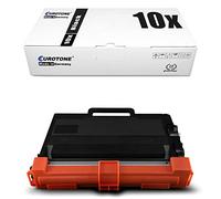 Eurotone 10x Toner pour Brother DCP-L 6600 DW remplace TN3512 TN 3512 Noir Set Noir