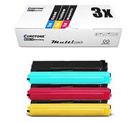 Eurotone 3X Toner pour Brother MFC-L8690CDW HL-L8360CDW HL-L8260CDW MFC-L8900CDW DCP-L8410CDN DCP-L8410 MFC-L8690 MFC-L8900 remplace TN-423 TN423 Couleur