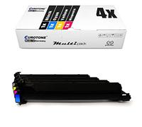 Eurotone 4X Müller Printware Toner pour Konica Minolta Bizhub C 203 253 remplace TN213 Black Cyan Magenta Yellow