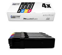 Eurotone 4X Toner pour Dell 1320 c CN remplace Noir Set Bleu Red Jaune Cartouches Printer Cartouches