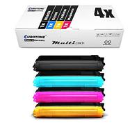 Eurotone 4X Toner TN230 Set pour Brother HL 3040 3070 / MFC 9120 9320 CN / DCP 9010 - Premium Alternative remplacé TN-230 - Black Cyan Magenta Yellow