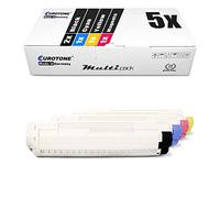 Eurotone 5X Toner pour OKI MC 861 862 CDTN CDXN DN Plus remplace 44059253 - 44059256 Ensemble