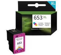 Eurotone 653XL Cartouche d'encre compatible avec HP DeskJet Plus Ink Advantage 6075 6475 Color