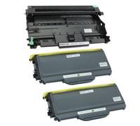 Eurotone Alternatives Set Trommel und 2X Toner Compatible pour Brother TN-2120 + DR-2100 Compatible pour Brother HL2140 HL2150 HL2150N HL2170 HL2170W...