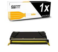 Eurotone Cartouche de toner de rechange pour Lexmark C520, C522, C524, C530, C532, C534, remplace jaune