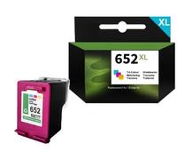 Eurotone Cartouche d'encre compatible pour HP 652 DeskJet Ink Advantage 3790 remplace 652C CMY Color OfficePro Edition