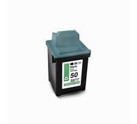 Eurotone Cartouche d'encre Compatible pour Lexmark 50XL 17G0050E remplace Z12 Z22 Z32 Z701 Z702 Z703 Z704 Z705 - 1x Noir