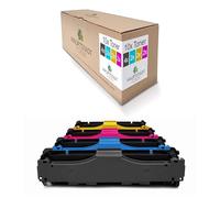 Eurotone Lot de 10 toners compatibles avec HP Color Laserjet Pro MFP M 476 dw nw DN remplace CF380X-83A 312A 312X