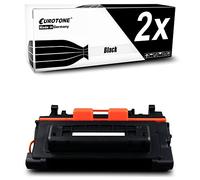 Eurotone Lot de 2 toners compatibles avec HP Laserjet Enterprise M501 M506 M527 remplace CF287A 87A Noir