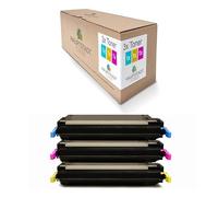 Eurotone Lot de 3 toners compatibles avec HP Color Laserjet cm 4730 comme Q6461A-63A Q6461A-Q6463A 644A Color