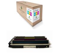 Eurotone Lot de 3 toners compatibles avec HP Color Laserjet Pro MFP M 176 177 comme CF351A-53A CF351A-CF353A 130A Color