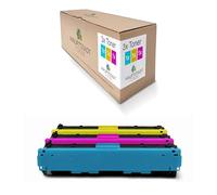Eurotone Lot de 3 toners compatibles avec HP Color Laserjet Pro MFP M 277 comme CF401A-03A CF401A-CF403A 201A Color