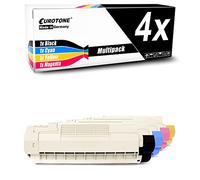 Eurotone Lot de 4 Cartouches Toners XXL compatibles avec Oki C532 C542 MC563 MC573 remplace 46490608 46490607 46490606 46490605 Office Pro Edition