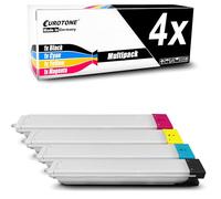 Eurotone Lot de 4 toners cartouches compatibles avec Samsung MultiXpress 4 Renovation X4200 X4220 X4250 X4300 Remplace K808S C808S M808S Y808S Office Pro Edition