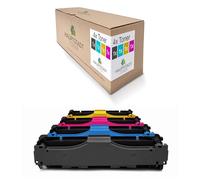 Eurotone Lot de 4 toners compatibles avec HP Color Laserjet Pro MFP M 476 dw nw DN remplace CF380X-83A 312A 312X