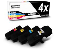 Eurotone Lot de 4 toners compatibles pour Triumph-Adler P-C2155 remplace PK-5016 CMYK Office Pro Edition
