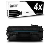 Eurotone Lot de 4 toners de rechange compatibles avec HP Laserjet 1160 1320 3390 3392 remplace Q5949A 49A