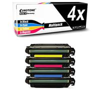 Eurotone Lot de 4 toners de rechange pour Canon LBP7780cx LBP7780cdn LBP5480 remplace 732
