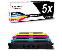 Eurotone Lot de 5 cartouches de toner XXL compatibles avec Brother DCP-L3510CDW, DCP-L3550CDW, remplace TN-243/TN-247