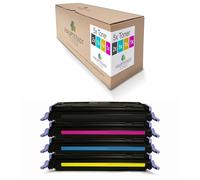 Eurotone Lot de 5 toners compatibles avec HP Color Laserjet cm 1015 1017 MFP remplace Q6000A-03A 124A