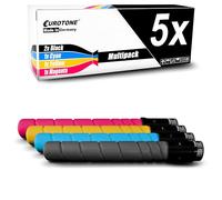 Eurotone Lot de 5 toners de rechange compatibles avec Konica Minolta Bizhub C220 C280, remplace TN216 TN216