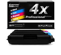Eurotone Toner Cartridge pour Triumph-Adler DCC 2626 2726 6526 6626 remplacéen TK 590 BK TK 590 C TK 590 Y TK 590 M Patronen im Spar Set - kompatible Premium Kit Alternative - Non OEM